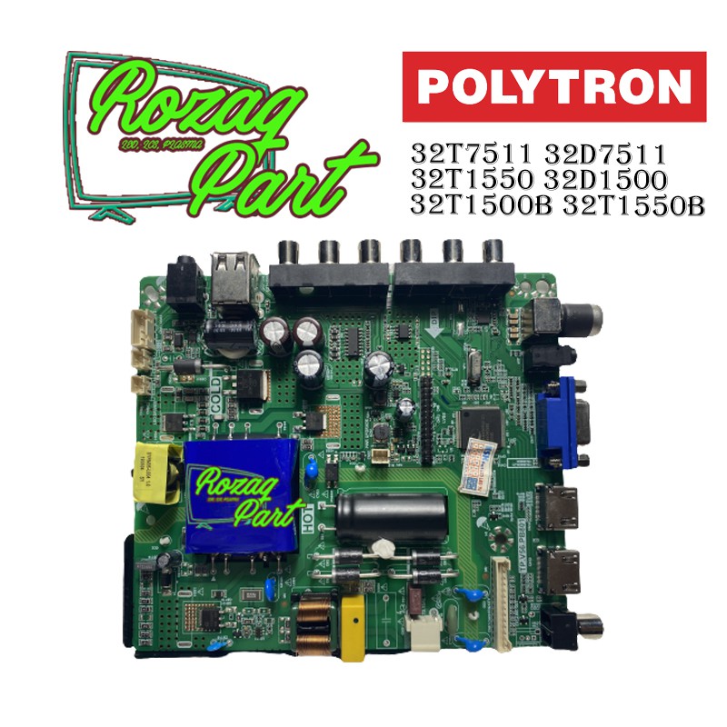 Mesin Mainboard Mpeg Modul TV Polytron Type PLD 32D7511 32D 7511