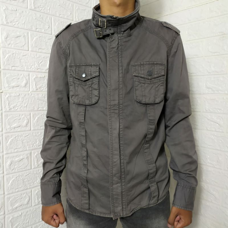 JAKET OVERSHIRT BY GIORDANO SIZE M
