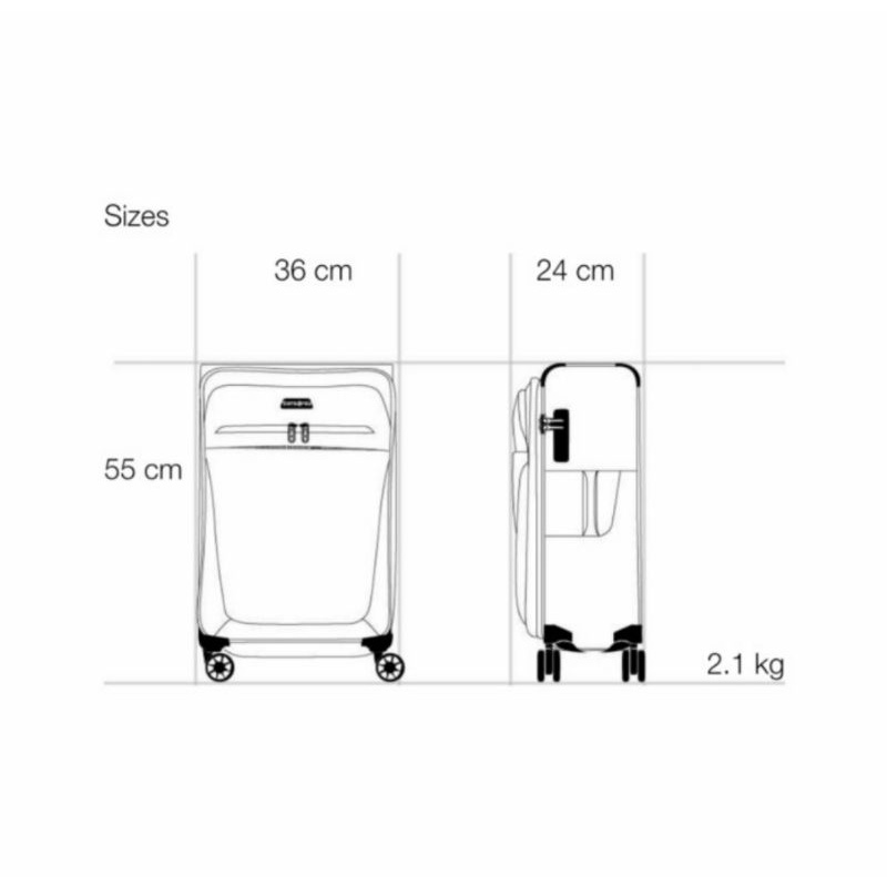 Koper Samsonite B-Lite 4 spinner size Cabin/small 20 inch