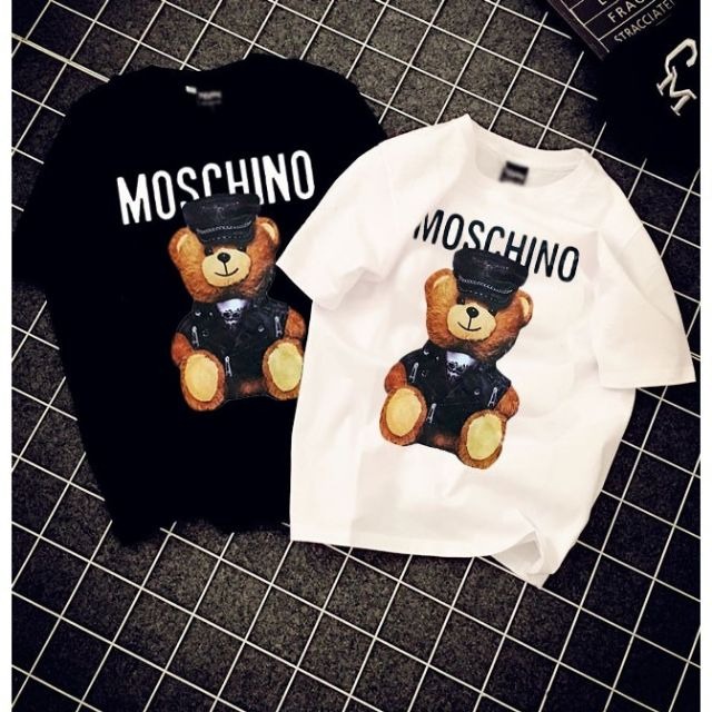 JBMSTORE58 Kaos Beruang Oversize Couple Pasangan Pria Wanita Baju Kaos T Shirt Bear Bahan Katun Kece