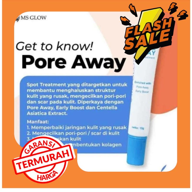 Ms glow spot treatment acne spot / pore away/ dark spot bisa cod