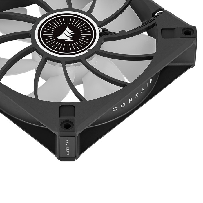 CORSAIR ML120 RGB ELITE Premium PWM Magnetic Levitation Triple Fan - Hitam