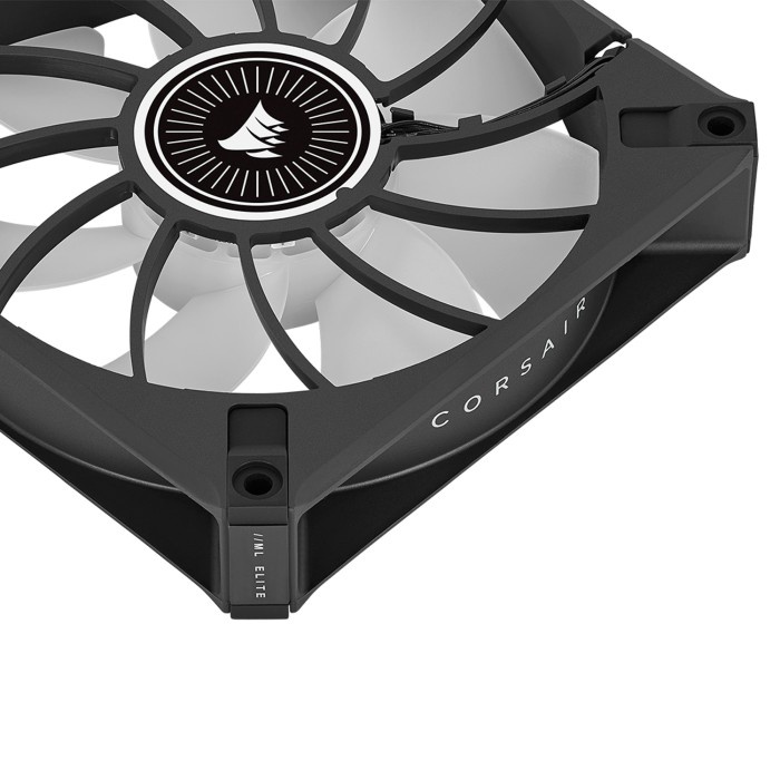 CORSAIR ML120 RGB ELITE Premium PWM Magnetic Levitation Triple Fan - Hitam