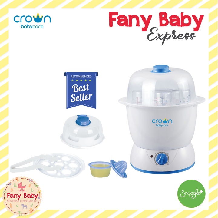 CROWN MULTI STEAMER WITH TIMER / CR1288 - STERIL BOTOL MULTIFUNGSI