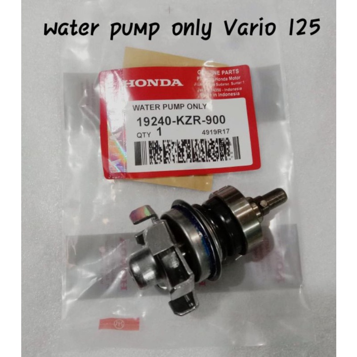 As water pump Vario 125 Vario 150 PCX 150 ADV 150 assy vario 160 honda kipas seal komplit waterpump