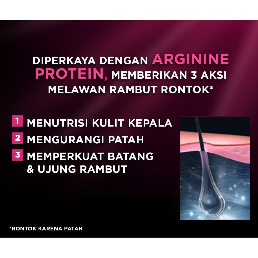 SHAMPOO / CONDITIONER / HAIR MASK L'Oreal Paris Fall Resist 3x Complete Set - Perawatan Rambut Rontok Loreal - Ukuran 450 ml / 280 ml / 170 ml - PENCUCI RAMBUT Loreal Shampo Sampo Condisioner HITAM-1