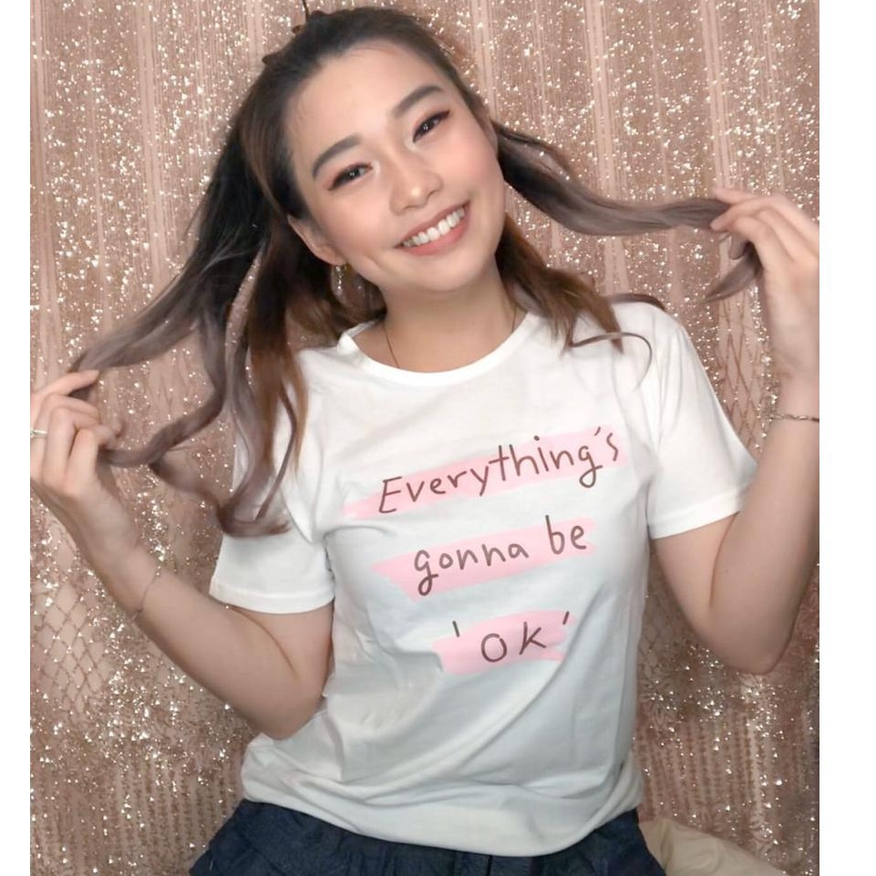 Tshirt Everything OK | Kaos Wanita Everything Gonna Be Ok Tumblr Tee