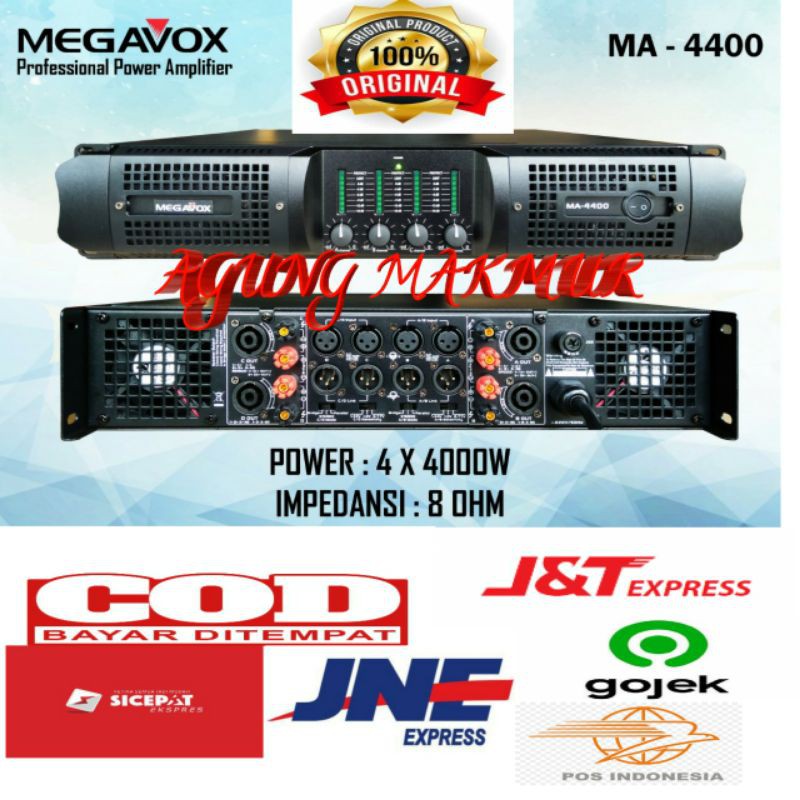 POWER AMPLIFIER MEGAVOX MA 4400