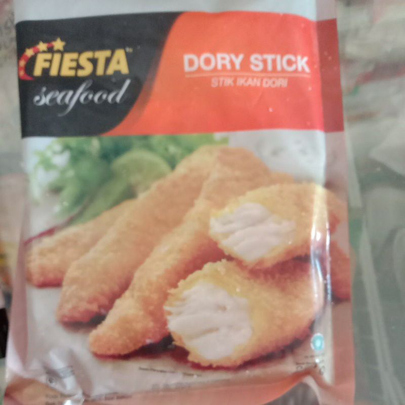 

Fiesta Dory Stik berat 200gr///Fiesta Shrimp Nugget Bubble Crumb 450gr