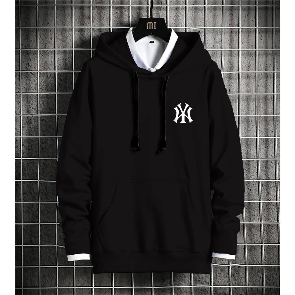 Hoodie Pria / Hodie Pria / Jaket Pria / Sweater Hoodie NY Bahan Fleece UK L-XL