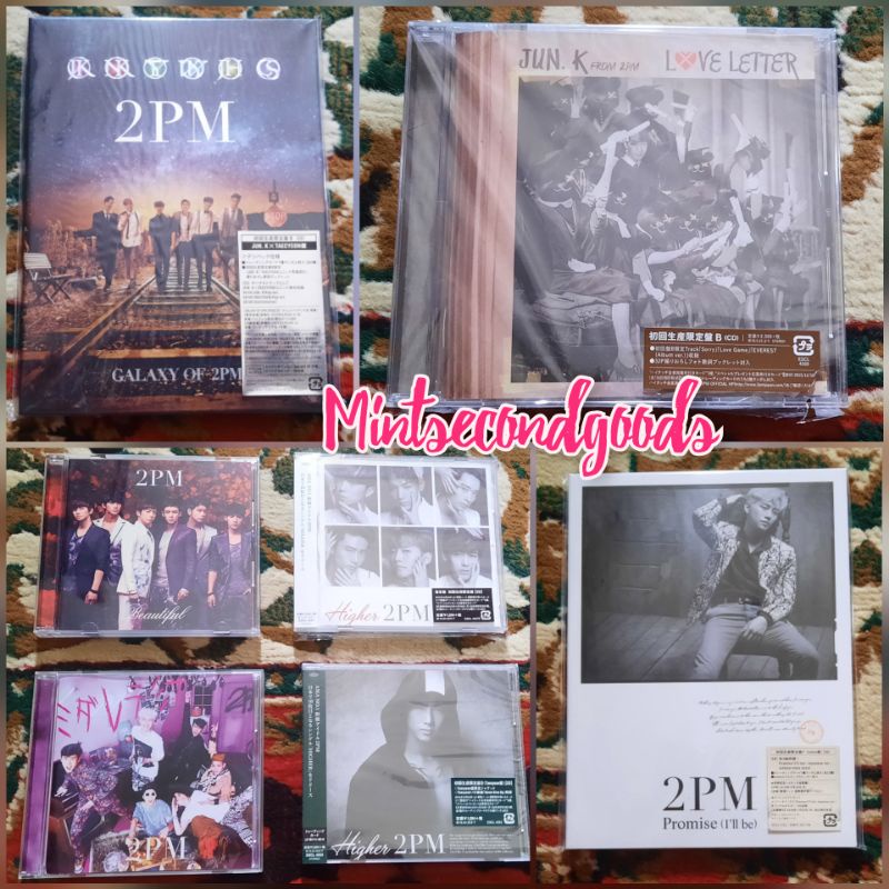 2PM Japan Album Single Beautiful, Midaretemina, Promise I'll Be - Junho, Higher - Taecyeon, Galaxy O