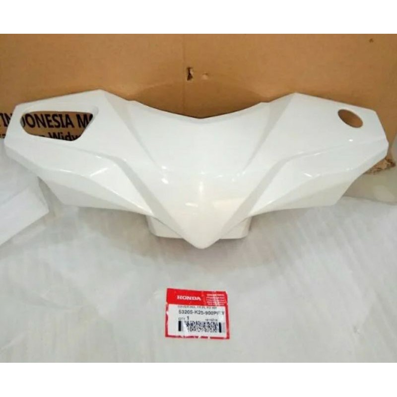 53205-K25-900 Batok lampu depan beat F1 K25-900 warna putih thn 2013 - 2014