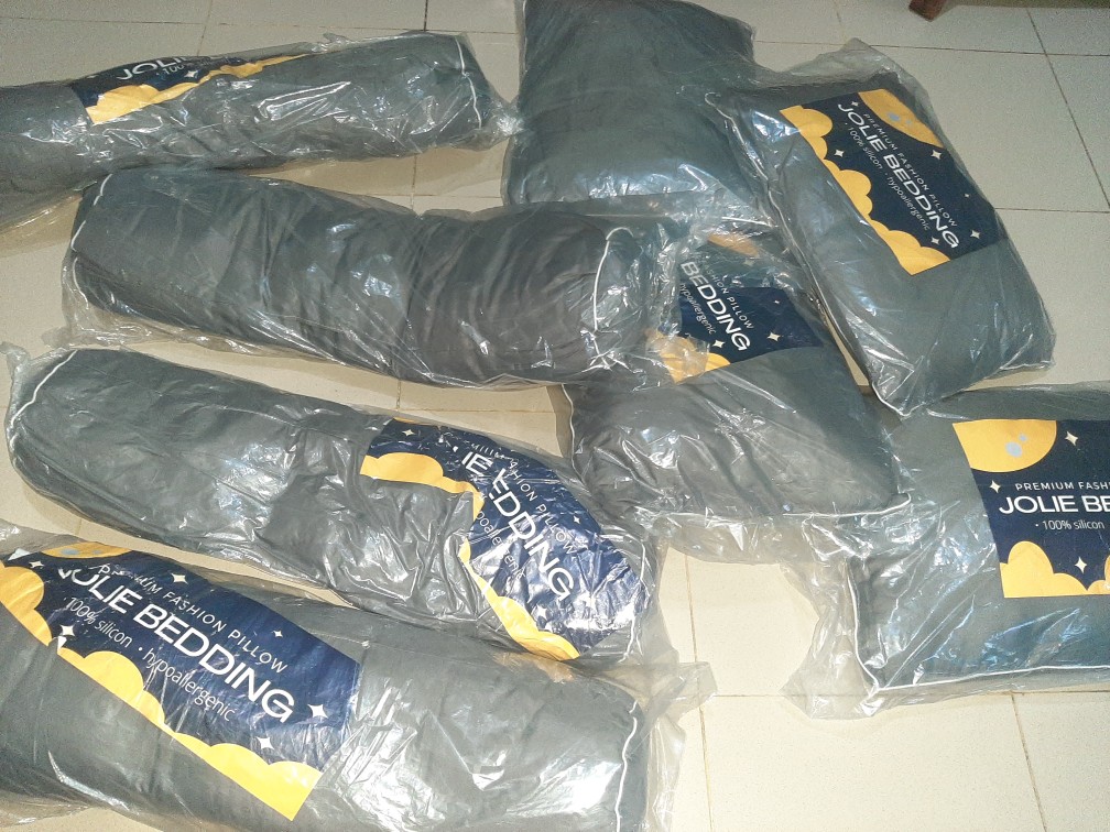 Best Paket 2bh Bantal Dan 2bh Guling Silicon Standard Hotel Super Lembut