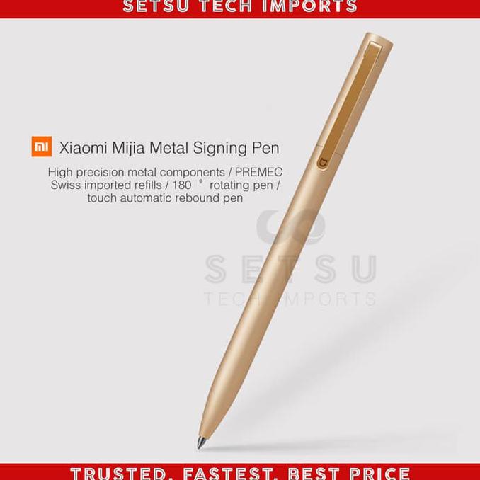 

Xiaomi Signature Metal Pen Mi Aluminum Rollerball Pen Original