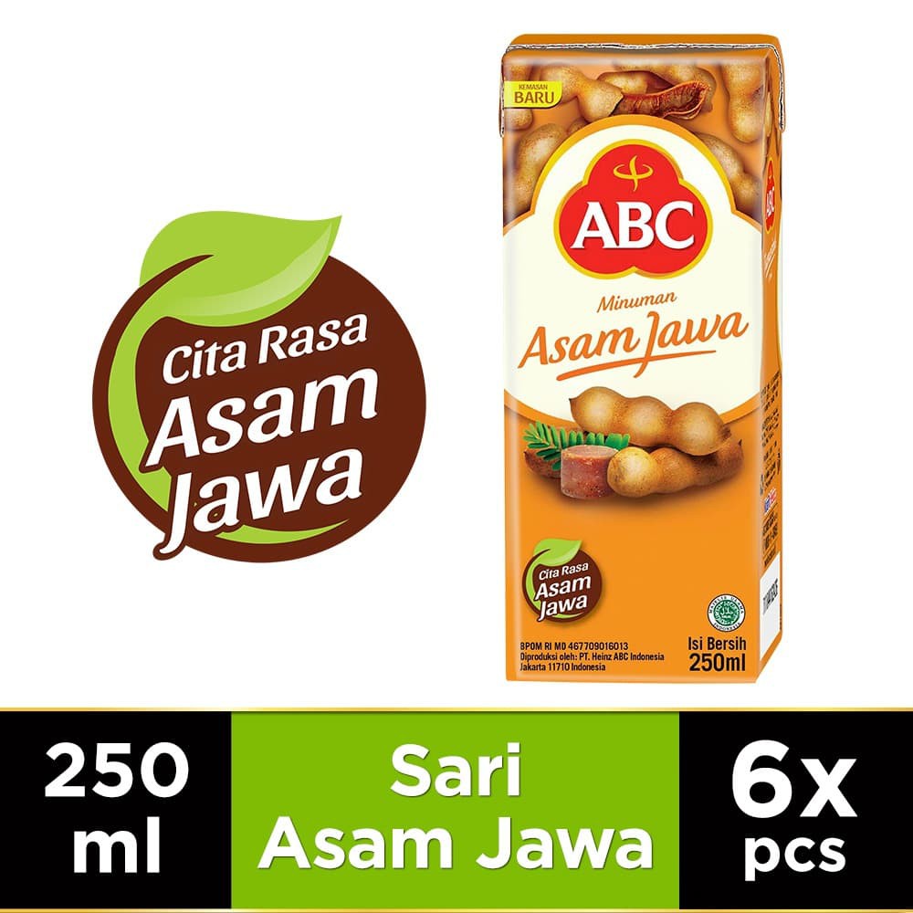 

PROMO ABC MINUMAN SARI ASAM 250 ML - MULTIPACK 6 PCS TERMURAH