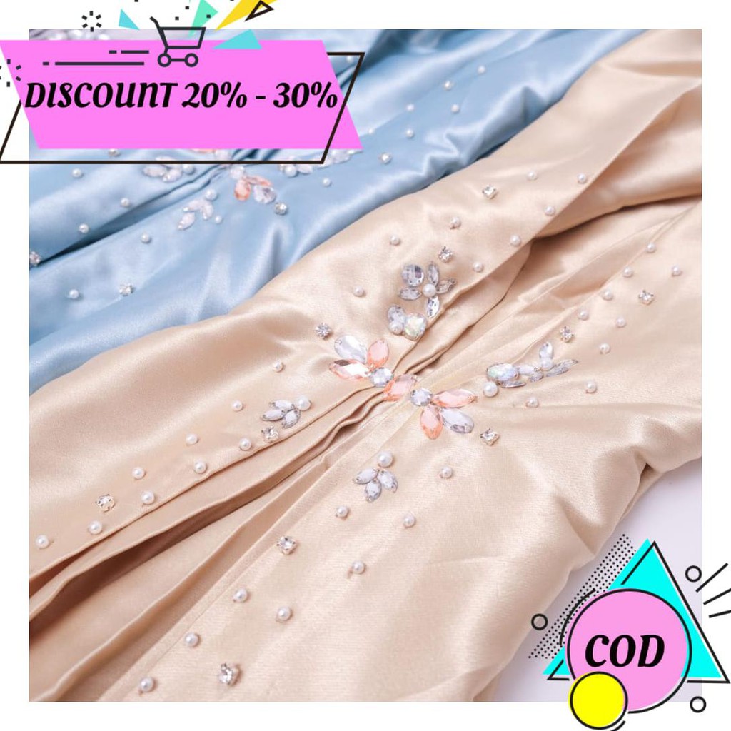 (BAYAR DITEMPAT) KAFTAN SIENNA TERBARU NOURA AA1118