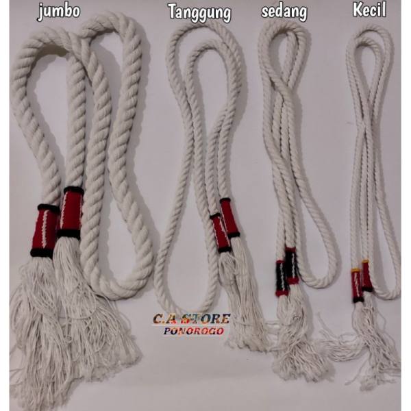 COD..!!! Tali Reog Warna Putih - Tali Warog - Tali Silat - Tali PSHT #Adat #Jawa #Tradisional #BAYAR DI TEMPAT#