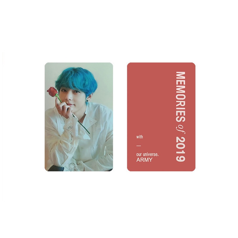 7pcs Kartu Lomo Foto BTS Bangtan Boys 2019 DVD SUGA JiMin V RM Jin J-Hope Jung Kook