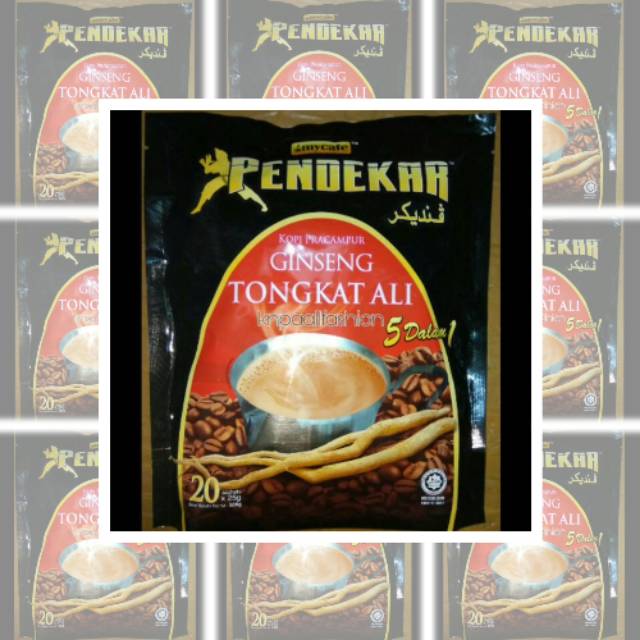 

MyCafe Pendekar Kopi Pracampur Ginseng Tongkat Ali 5In1