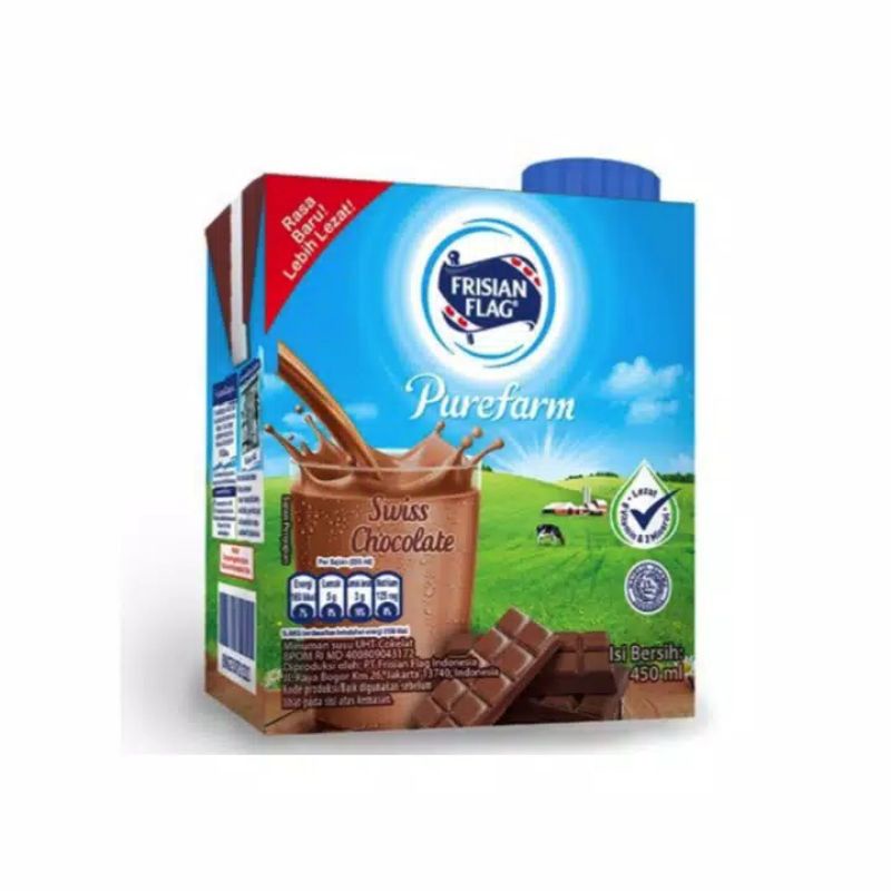 

Susu Frisian Flag UHT Chocolate 450 ml Milk