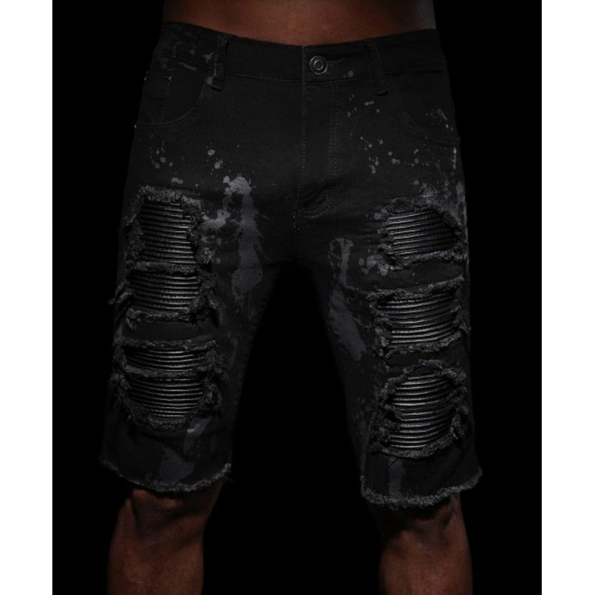 RUCAS SEASON 8 CAVIER LEATHER SHORTS - 30