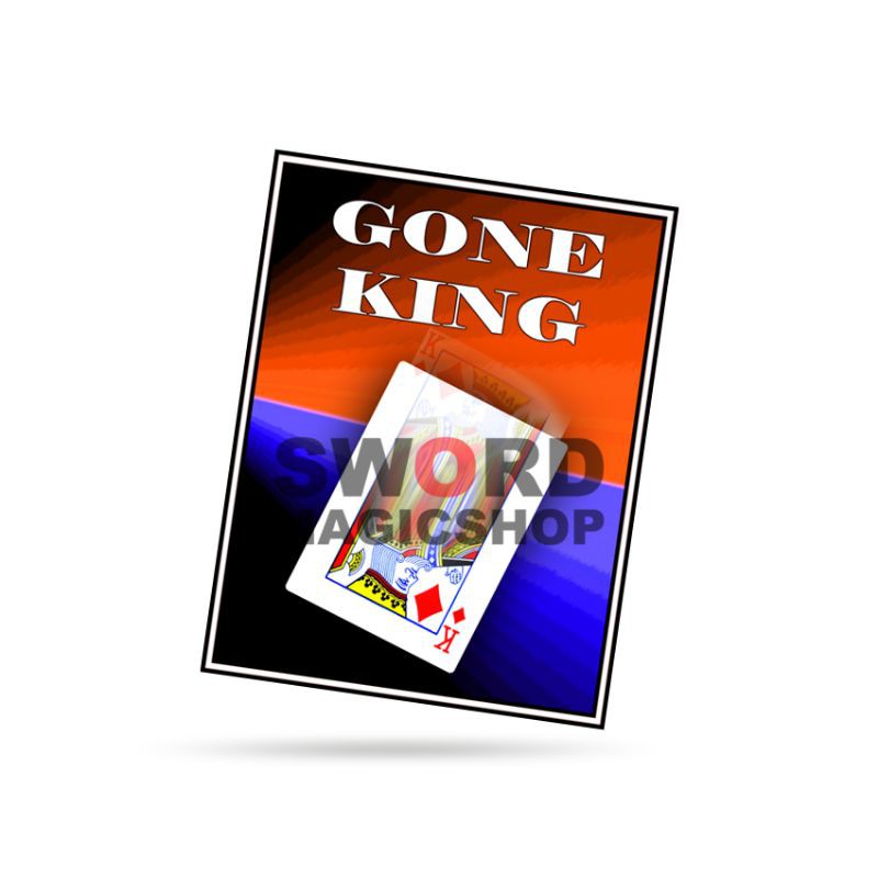 Alat sulap Gone King Card - Sulap Kartu - Close Up Magic - Card Magic - Sword Magic Shop