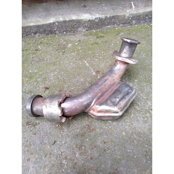 leher knalpot suzuki RC 100.