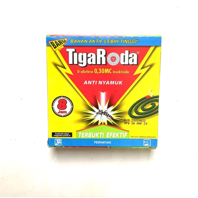 obat nyamuk Tiga Roda anti nyamuk 8jam dan 10jam-8jam