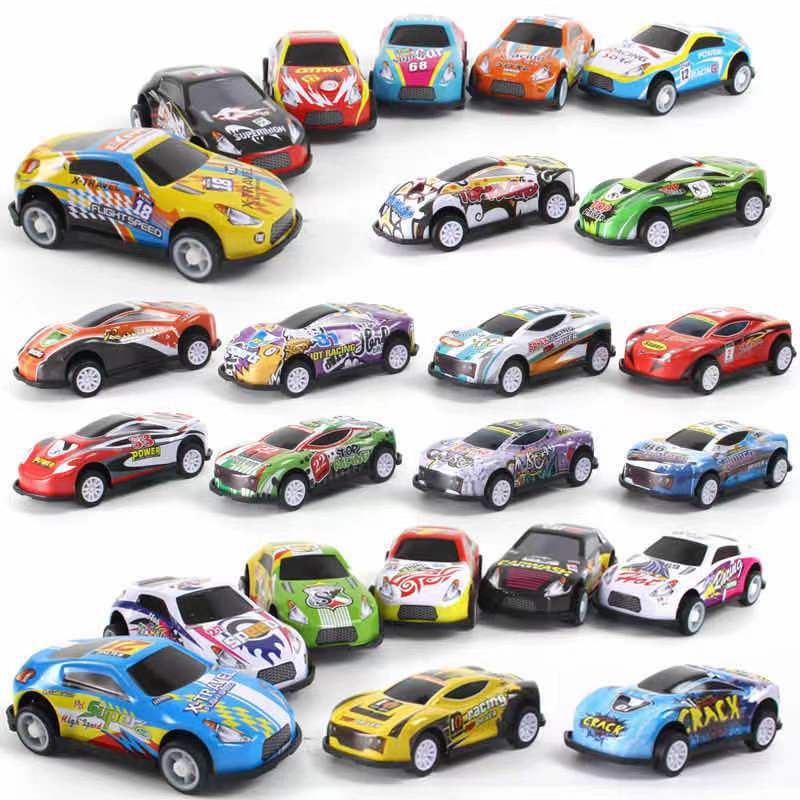 Mainan Anak Mobil Mini Pull Back Bahan Alloy / Racing Mini Car Kids Toys Toddler Toys