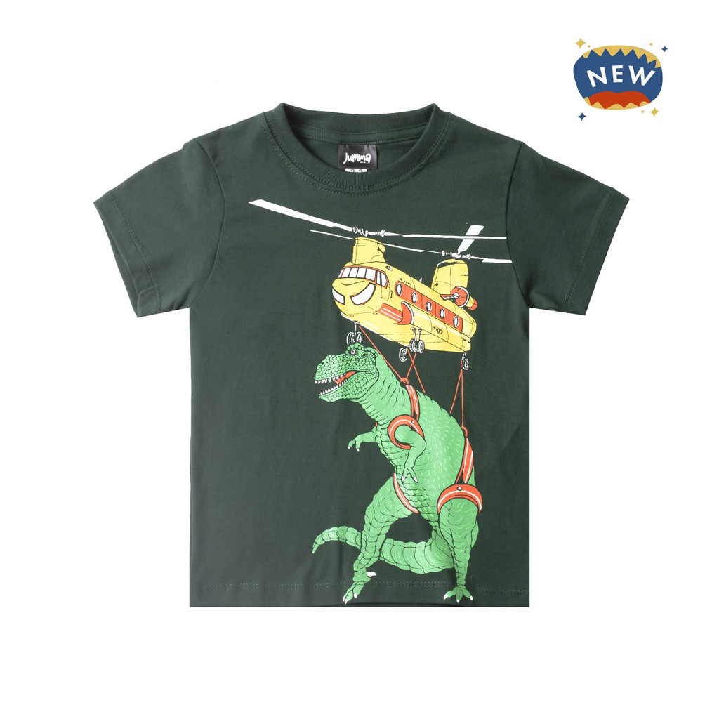 

JummaKids Dino Copter T-Shirt Anak