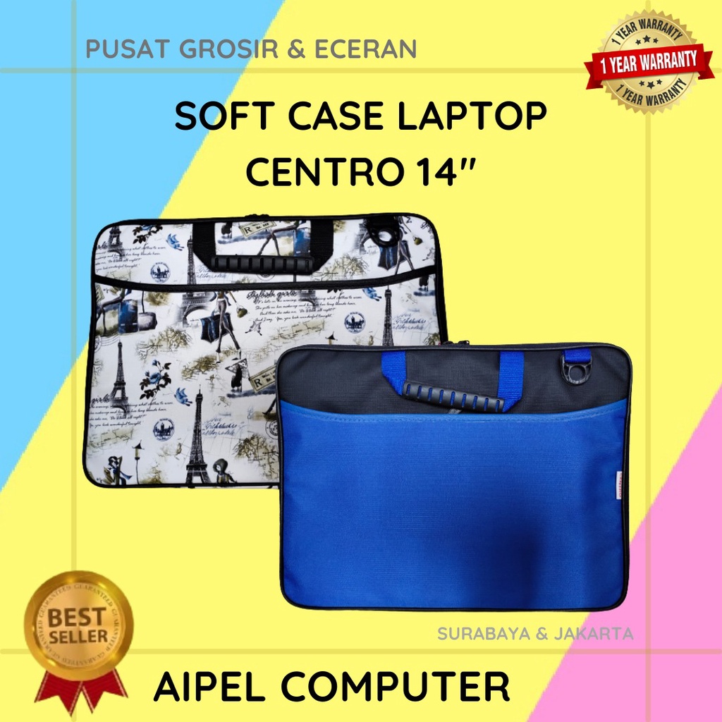 LC14 | SOFT CASE LAPTOP 14&quot; - 15&quot; (MOTIVE / BLACK / BLUE BLACK / RED BLACK)