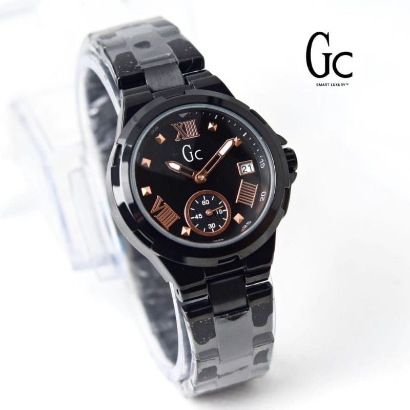 Jam Tangan Wanita Cewek GC Guess Colecction Chrono OFF 3 Jarum