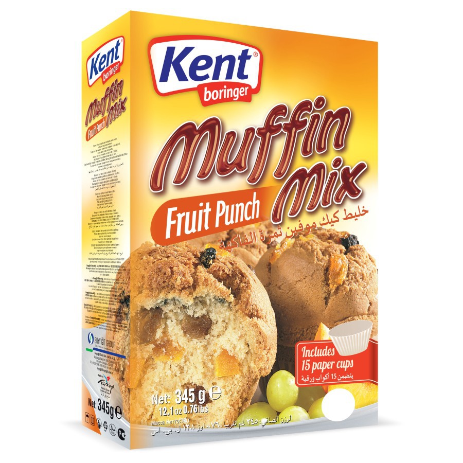 

Kent Boringer Muffin Mix Fruit Punch 345gr