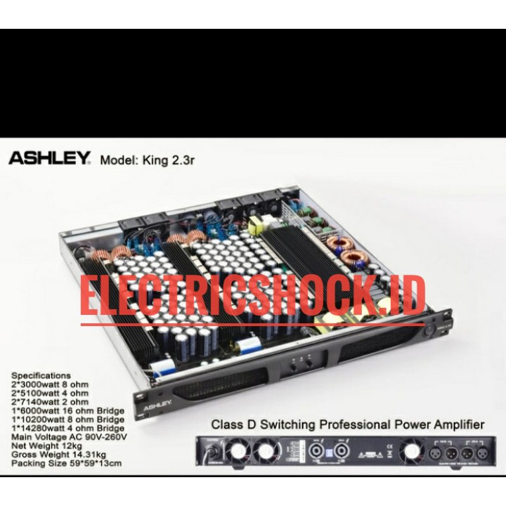 Power amplifier ASHLEY KING 2.3 / KING-2.3 original