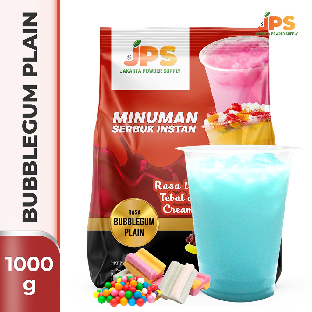 

Bubuk Minuman Bubble Gum Plain 1 Kg jps
