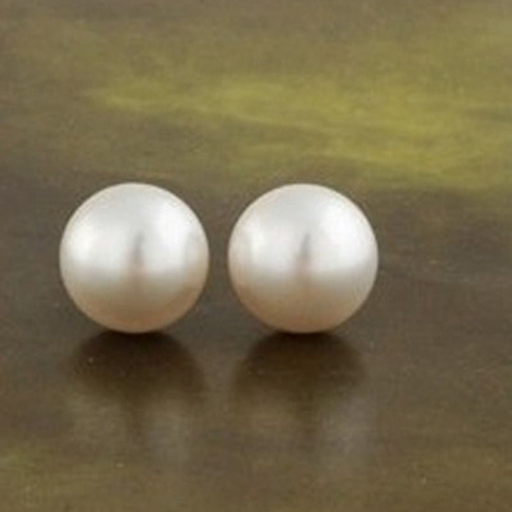 Fashion Korean Pearl Earrings Ears Simple Temperament Heart Shape Earring Ear Stud