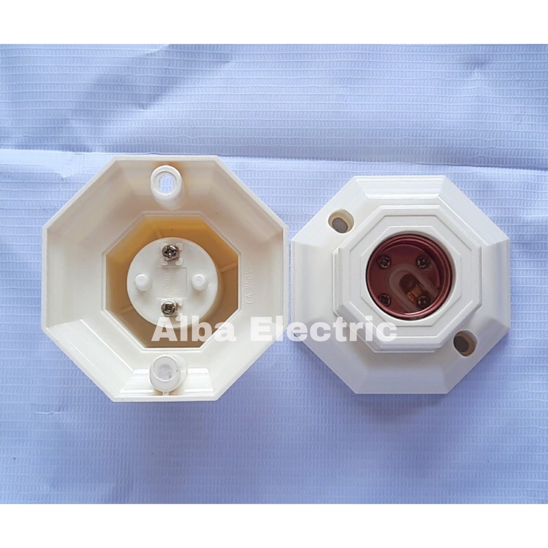 FITTING PLAFON SEGI 8 PAGODA FITTING LAMPU SEGI 8