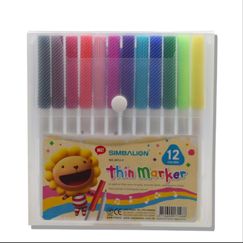 

Terbatas Simbalion Children Marker Thin Marker 12 warna Berkualitas