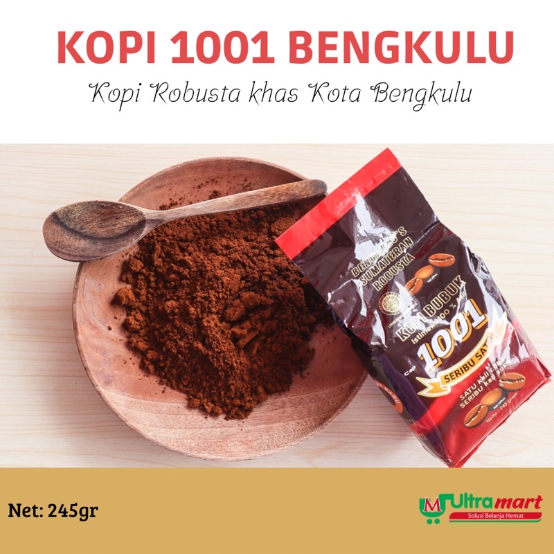 

KOPI BUBUK 1001 khas Bengkulu uk. 245gr