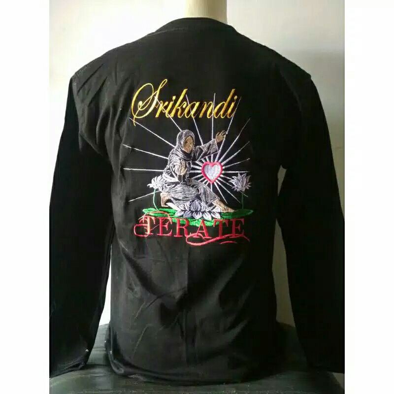 KAOS SRIKANDI PSHT SRIKANDI TERATE Bordir Lengan Panjang KAOS SRIKANDI PSHT