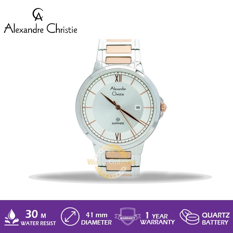 Jam Tangan Alexandre Christie AC 8537 MD BTRSL AC 8537 MDBTRSL Original Murah