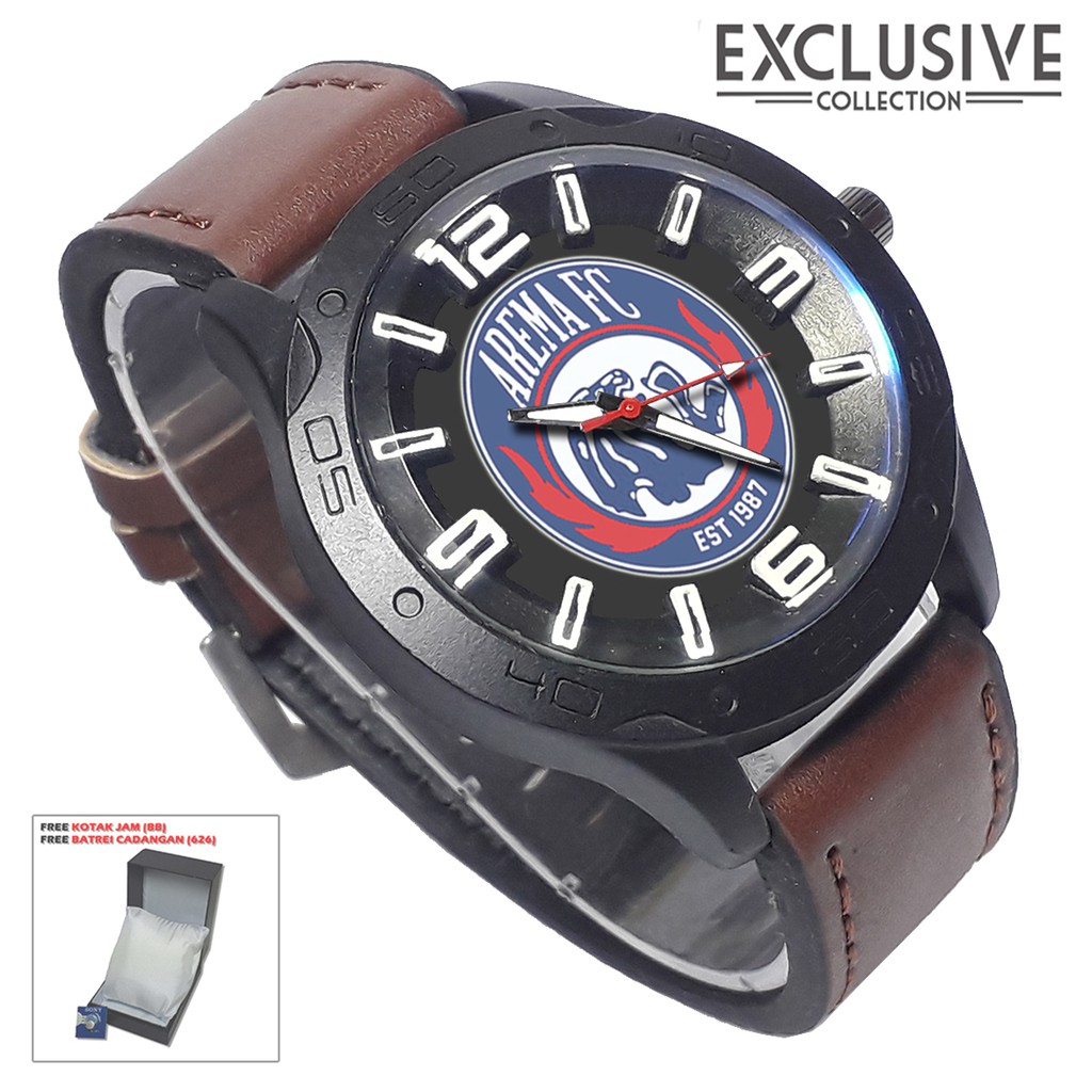 Jam tangan AREMA MALANG Kalep Coklat (Exclusive)