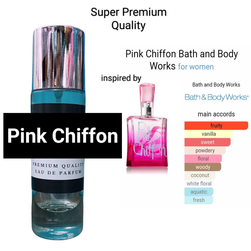 Parfum pink chiffon Parfum wanita wangi tahan lama parfum non alkohol