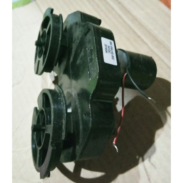 DINAMO DUA GEARBOX DC24V RPM LAMBAT TORSI KUAT MANTAP