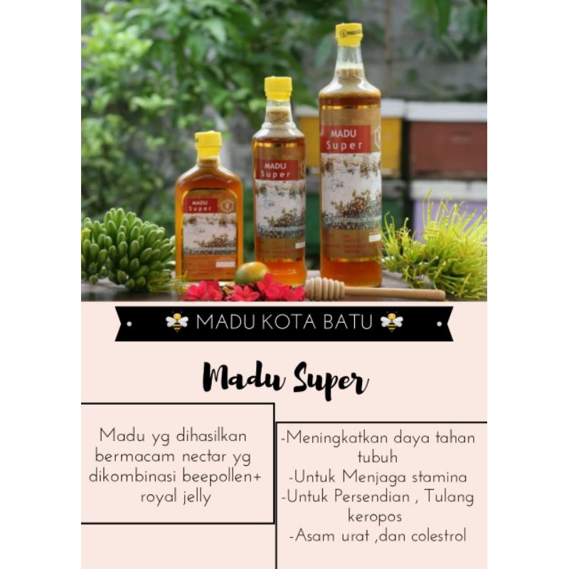 

Madu Super Kota Batu Asli