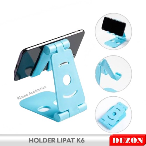 HOLDER LIPAT K6 DUZON DUDUKAN HP HOLDER STANDING HP PENYANGGA HP