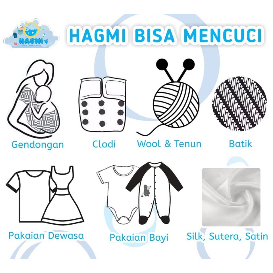 Hagmi Babysling Wash 240ml - Sabun Detergent pencuci khusus gendongan bayi