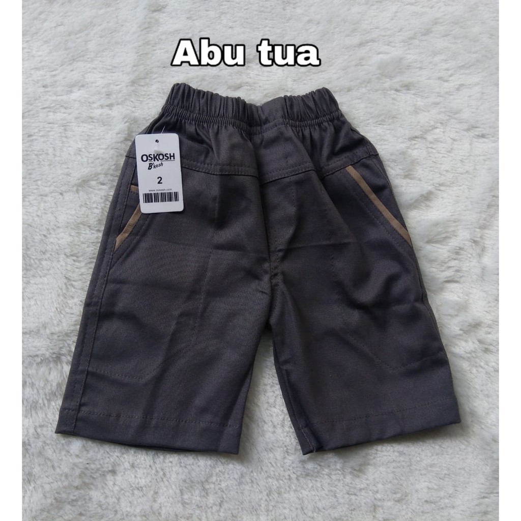 FREE ongkir COD chino anak pendek termurah 1-7 tahun-2