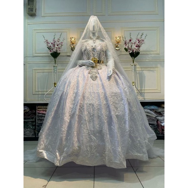 GAUN PENGANTIN MUTIARA EKONOMIS/WEDDING DRESS