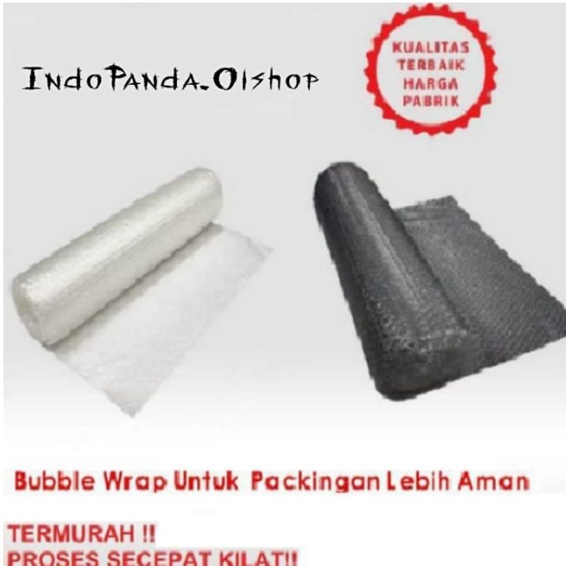 

Bubble Wrap Hitam & Putih untuk Packing per 1 pcs barang⭐ IndoPanda ⭐